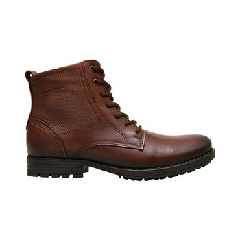 Bota-Marrom-Escuro-Cabedal-Texturizado-Design-Arrojado-|-Pegada-Tamanho--39---Cor--PINHAO-0
